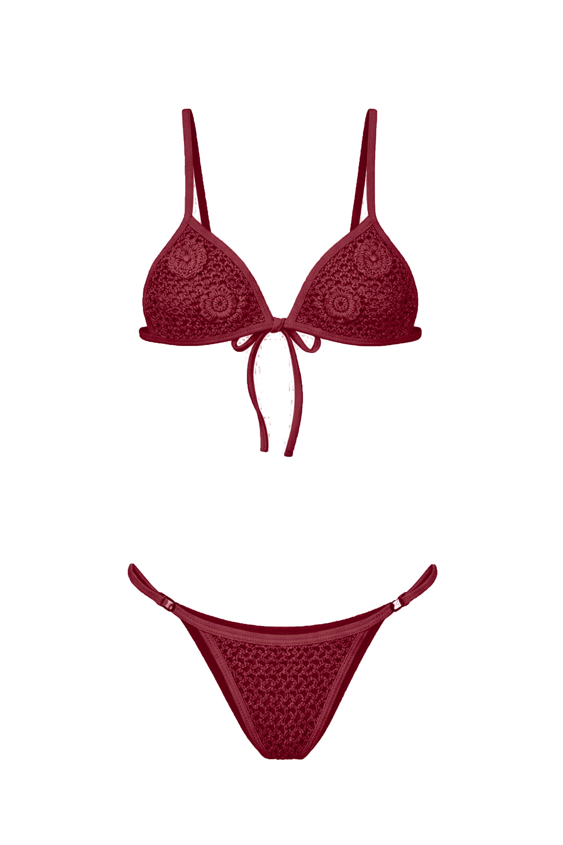 Amaia Bikini Burgundy