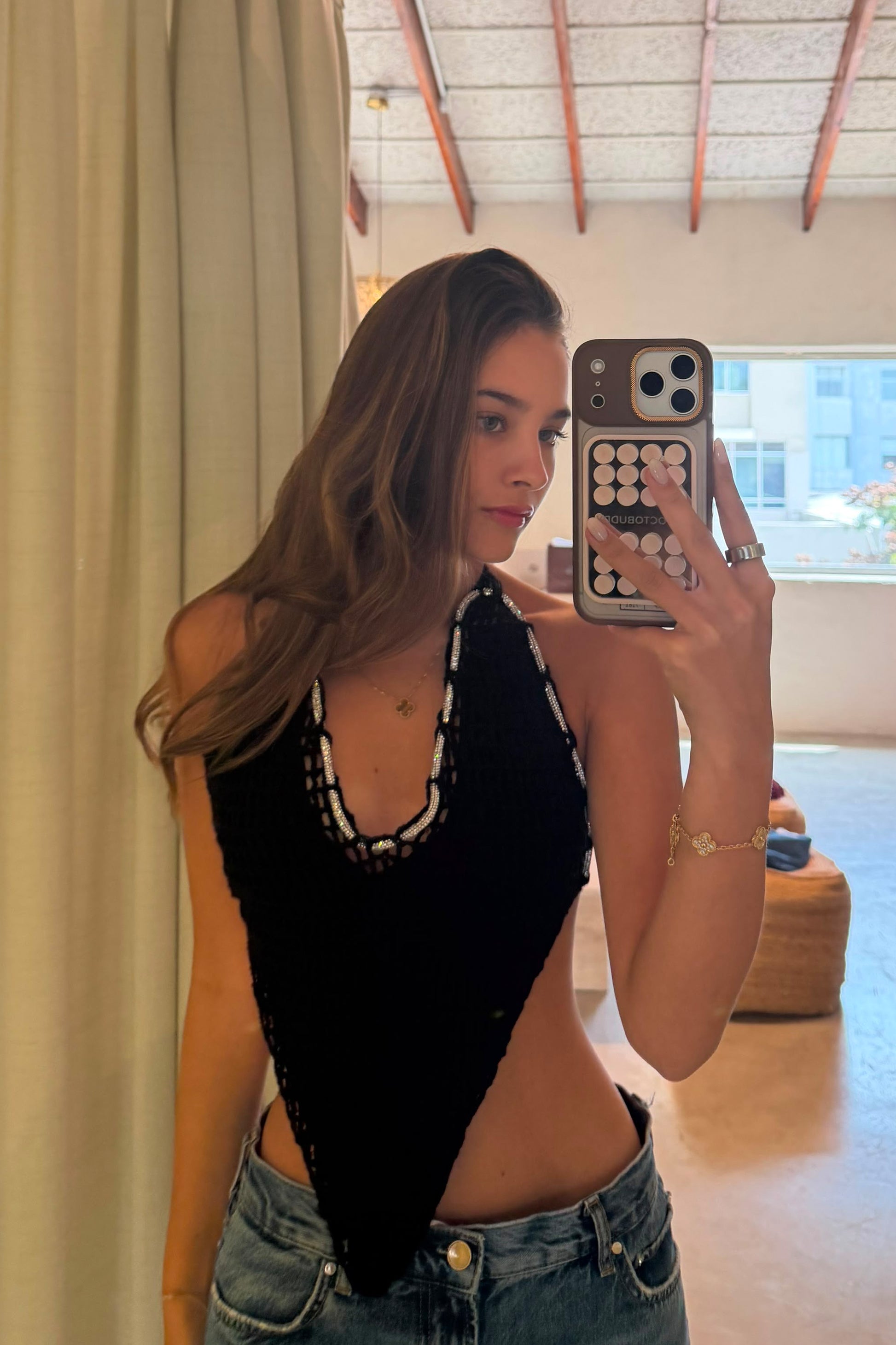 Aurora Top Black