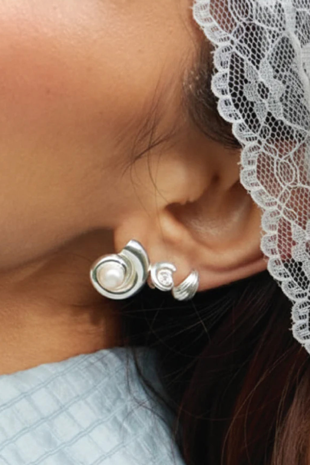 Mestiza Caracol Mini Stud