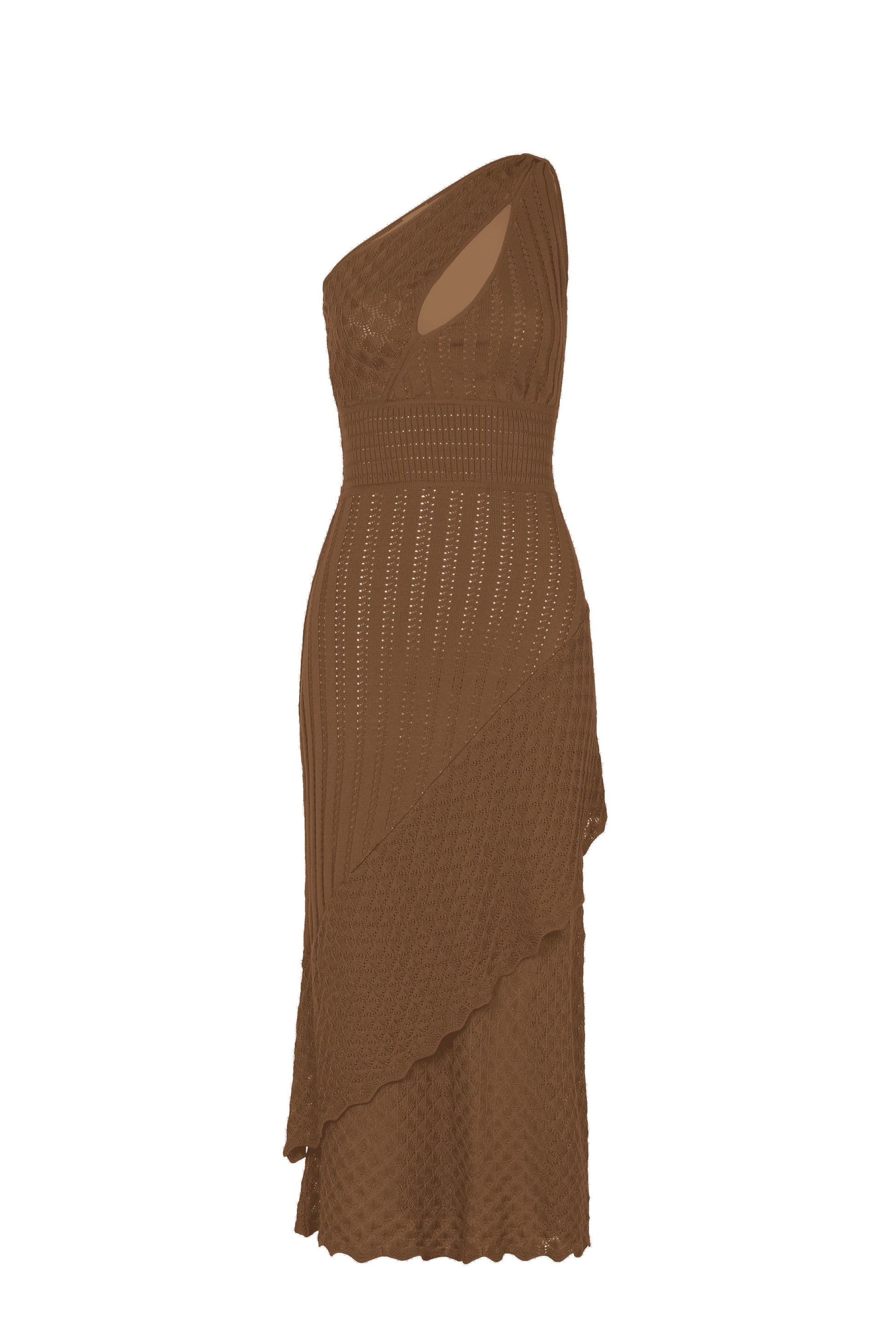 Eugenia Dress Cocoa Brown