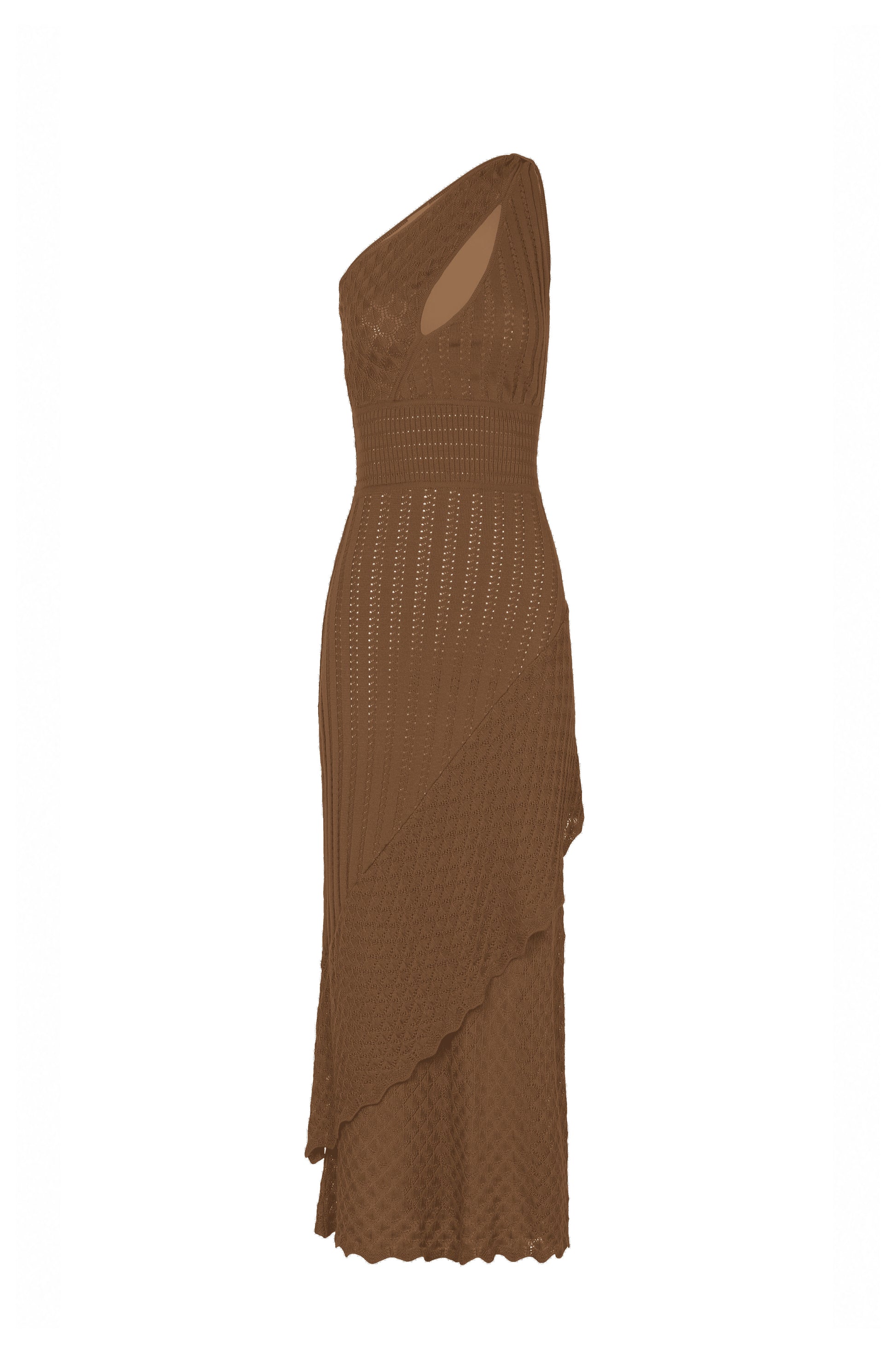 Eugenia Dress Cocoa Brown