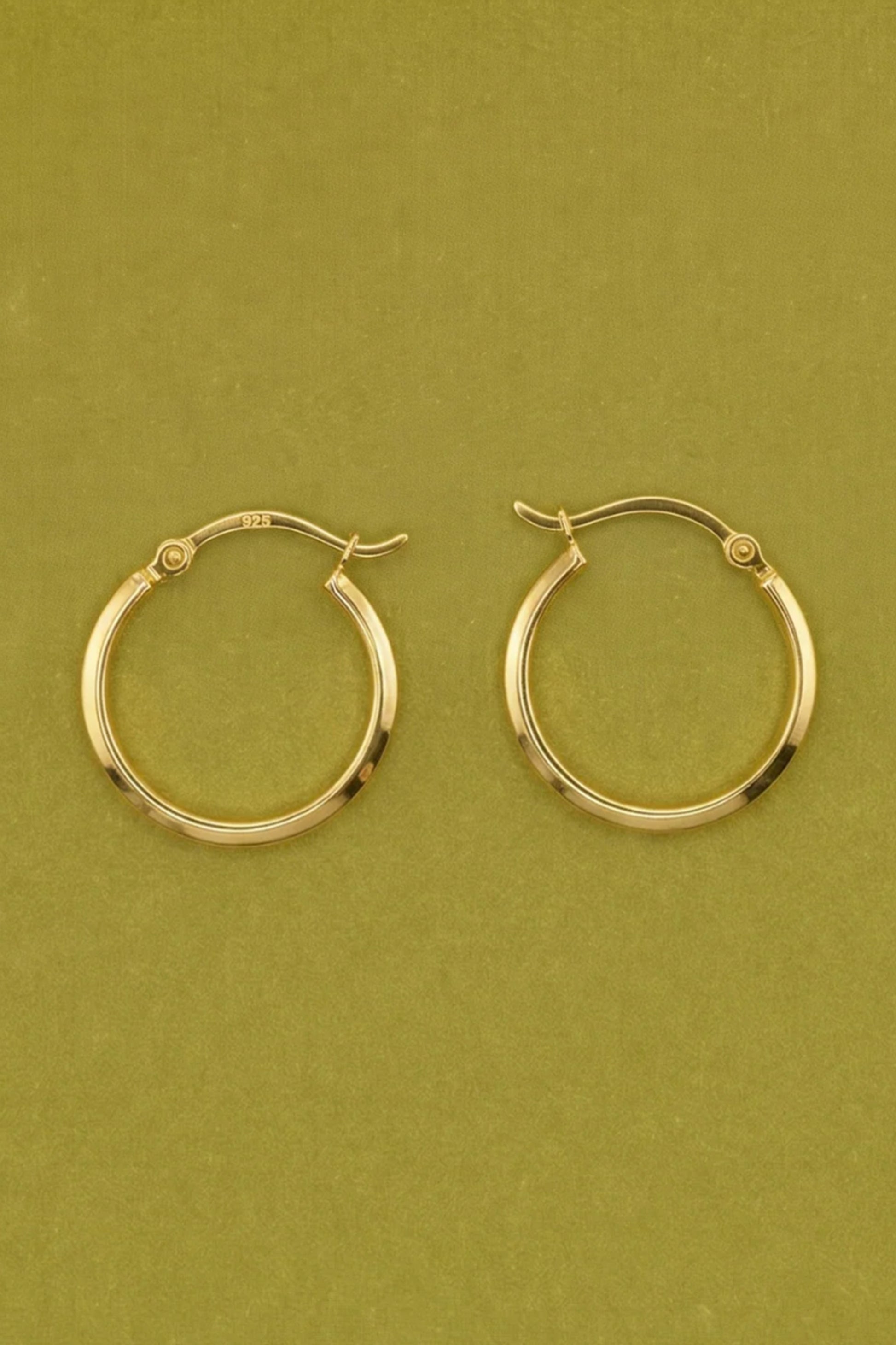 Mestiza Hoops Polished Earrings