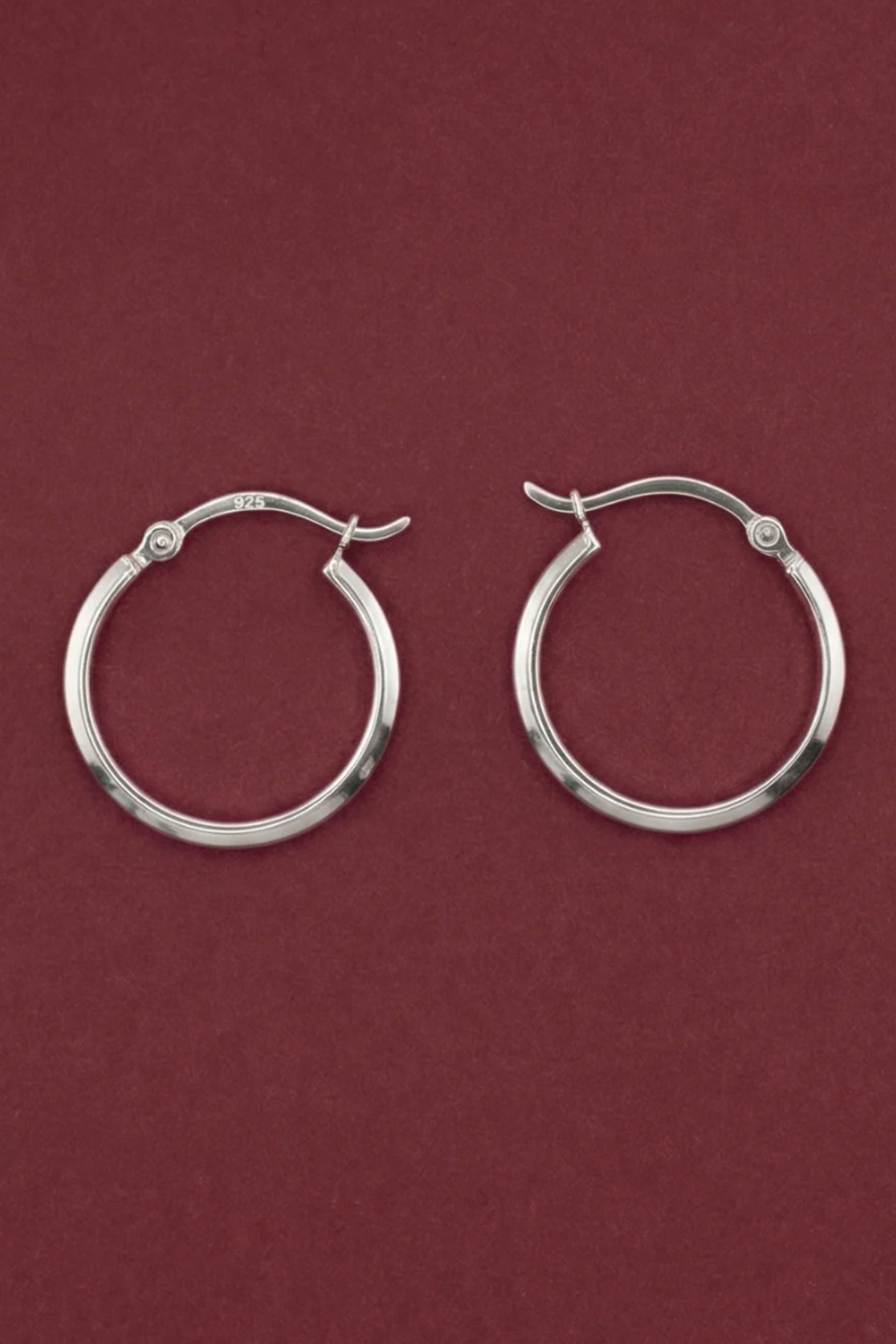 Mestiza Hoops Polished Earrings