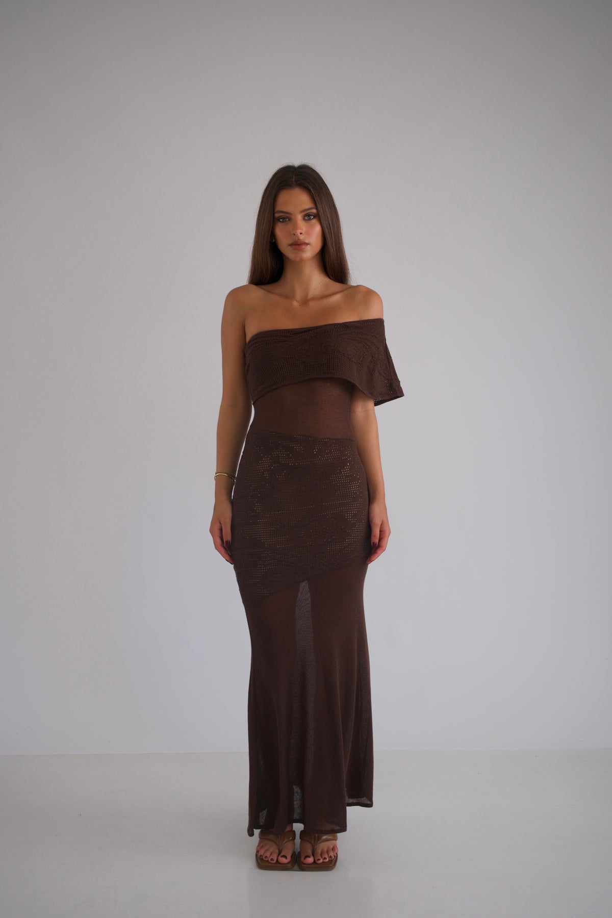 Vera Maxi Dress Bitter Chocolate