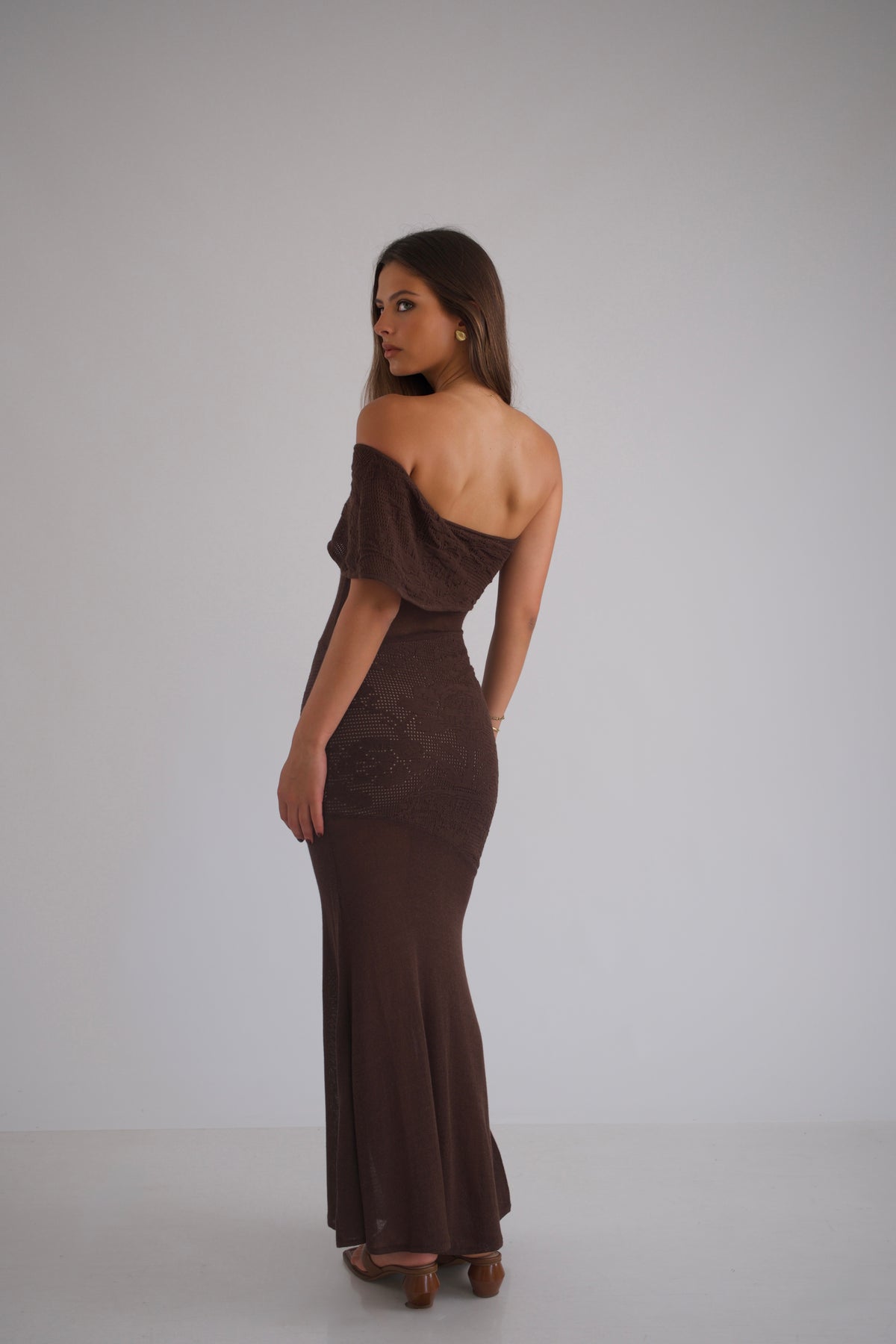 Vera Maxi Dress Bitter Chocolate