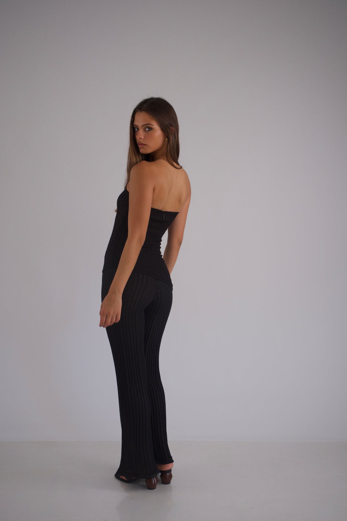 Coral Bandeau Black