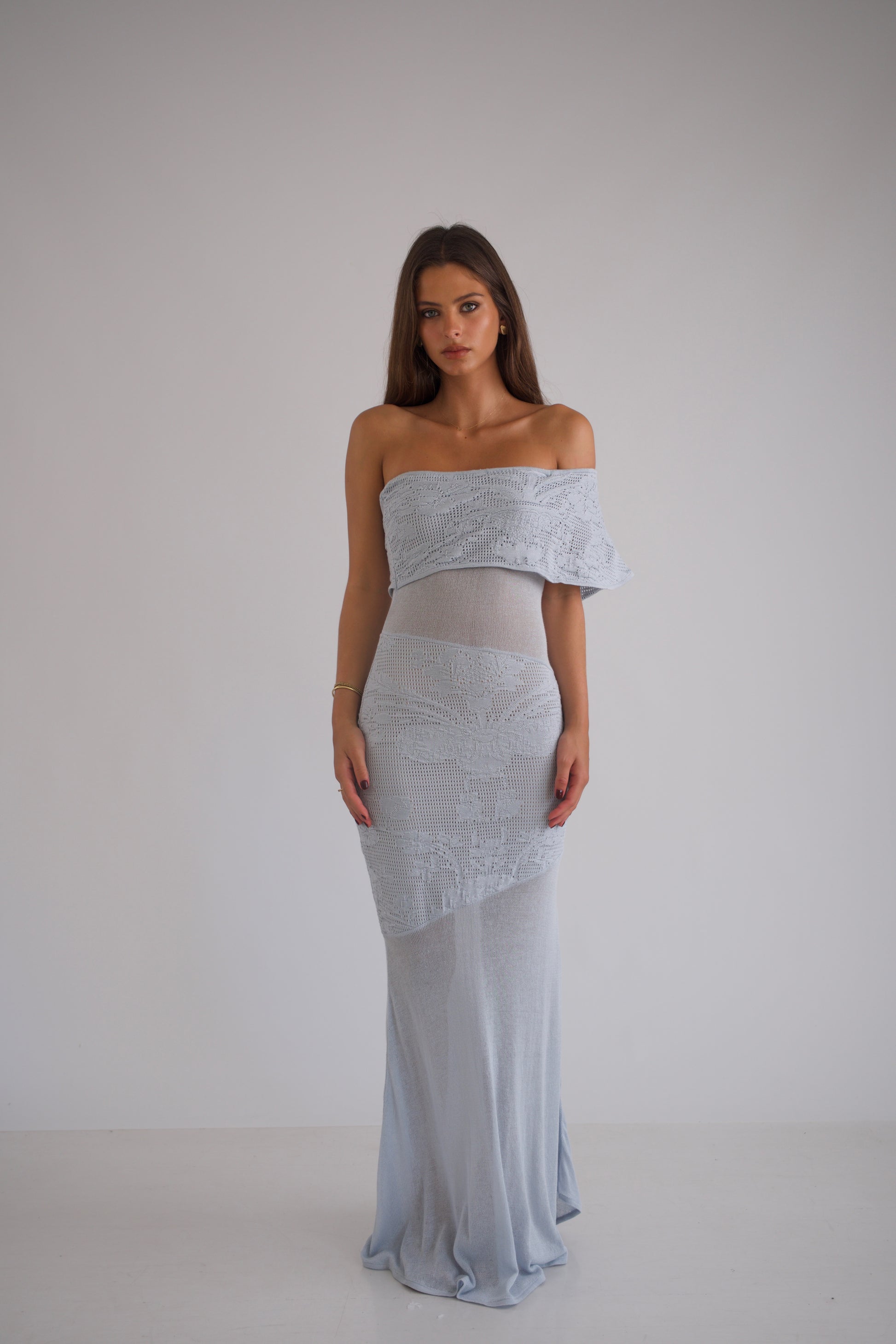 Vera Maxi Dress Sky Blue