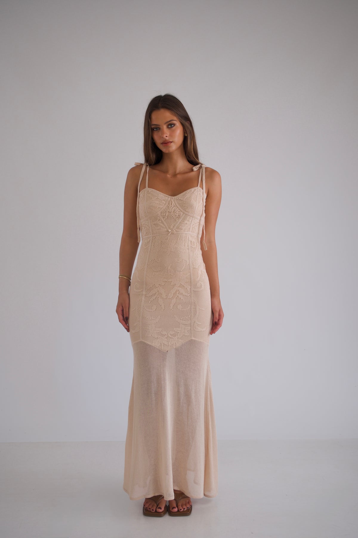 Siena Dress Light Beige