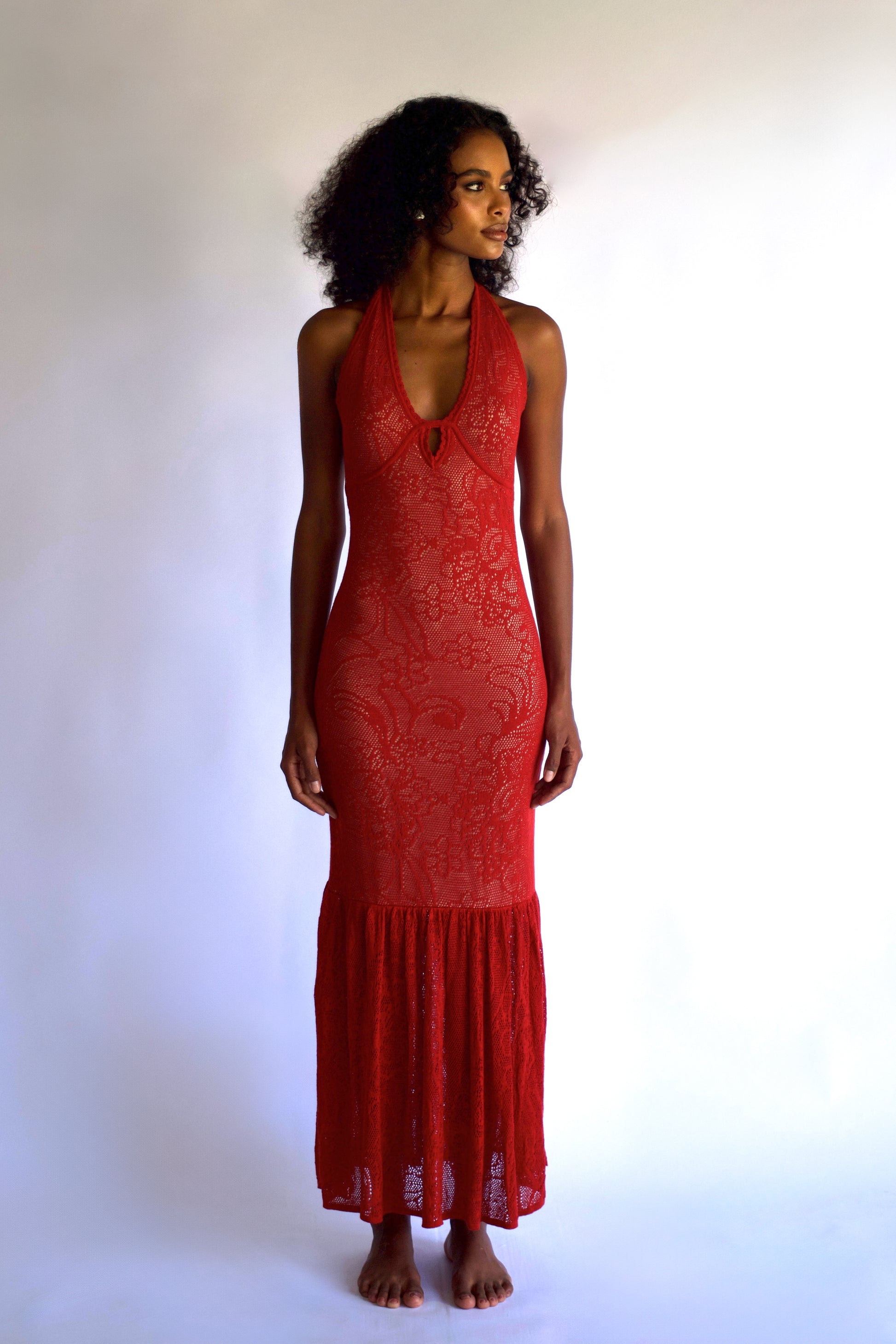 Velaire Dress Ruby Red