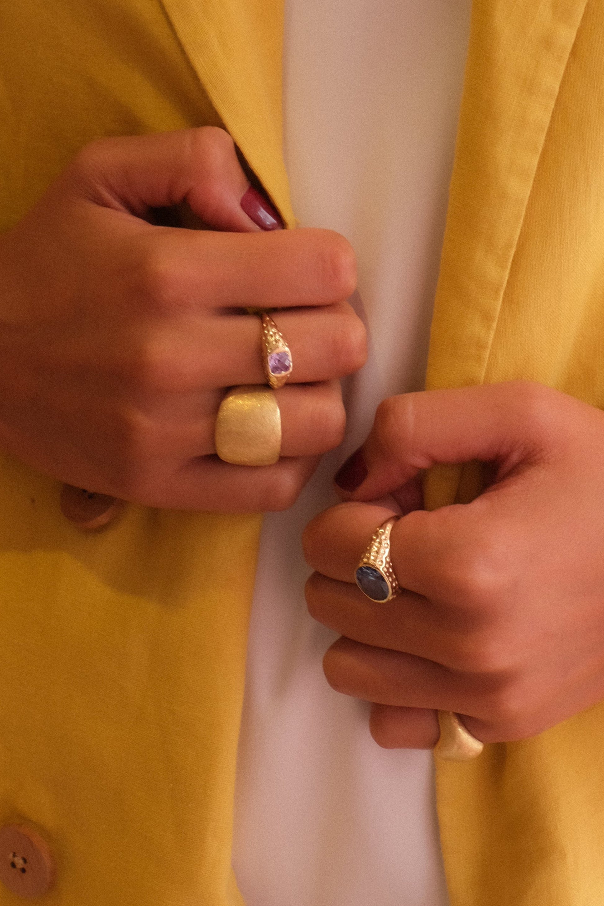 Mestiza Signature Mini Ring Gold