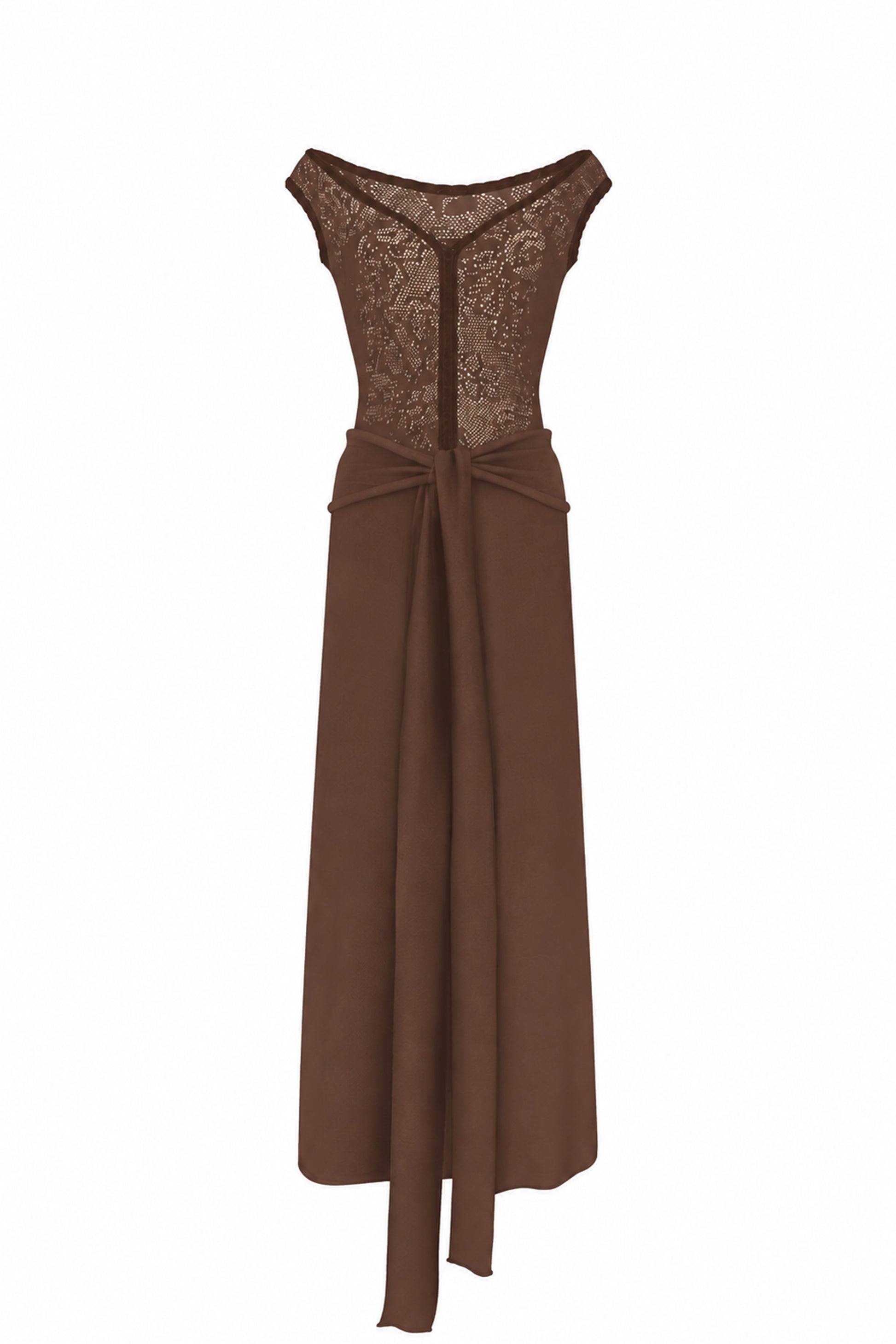 Nyra Dress Cocoa Brown