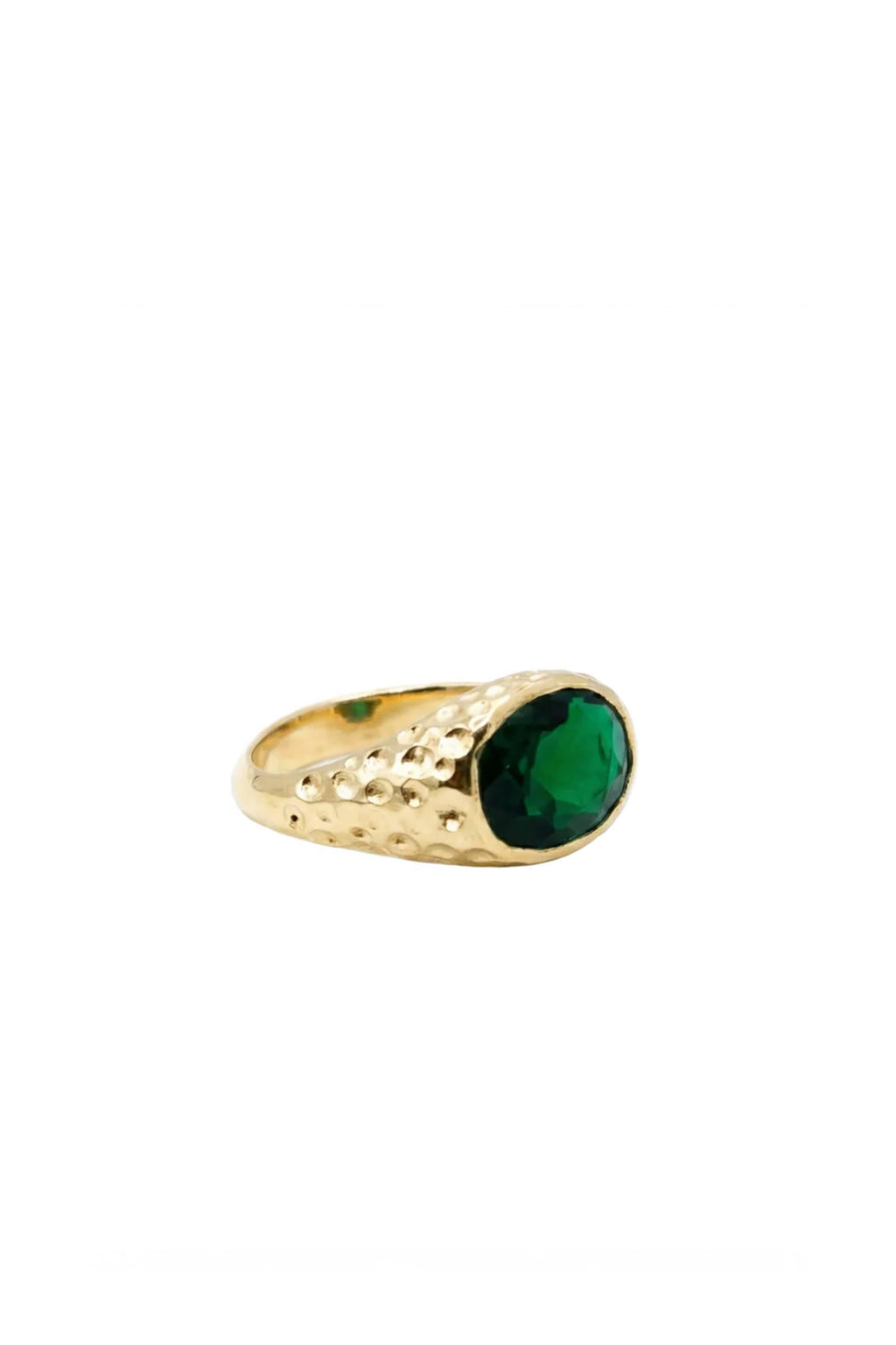 Mestiza Oval Signature Ring Golden