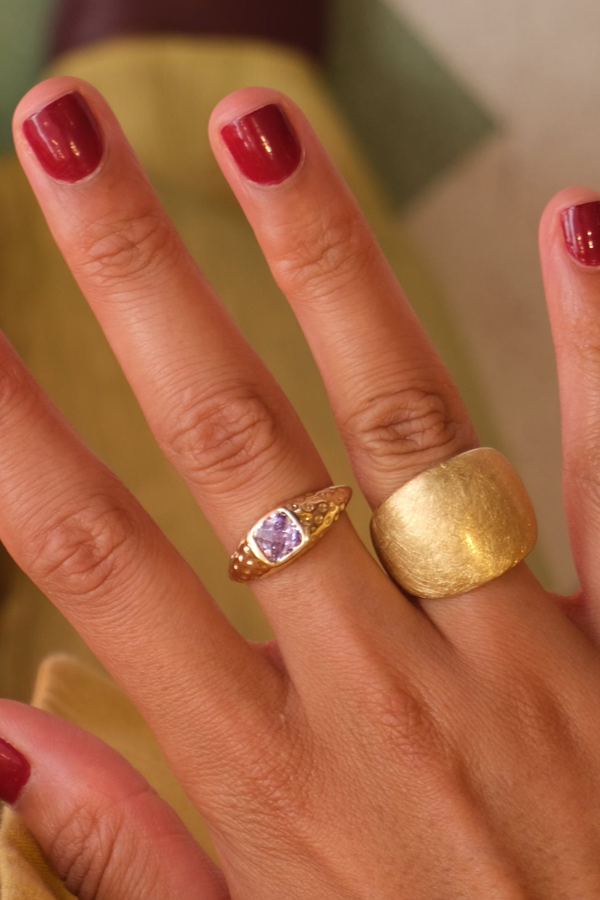 Mestiza Signature Mini Ring Gold