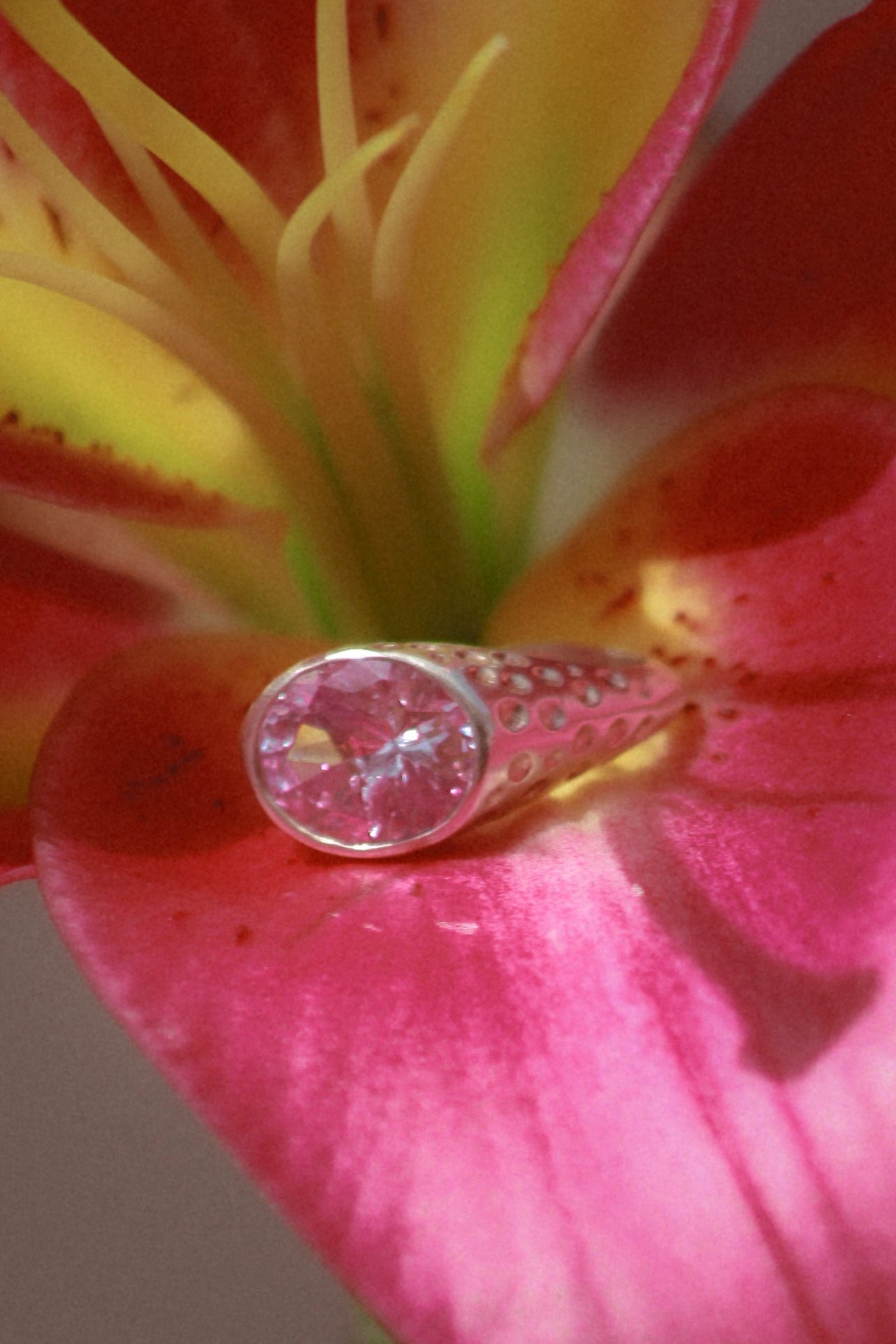 Mestiza Oval Signature Ring Silver
