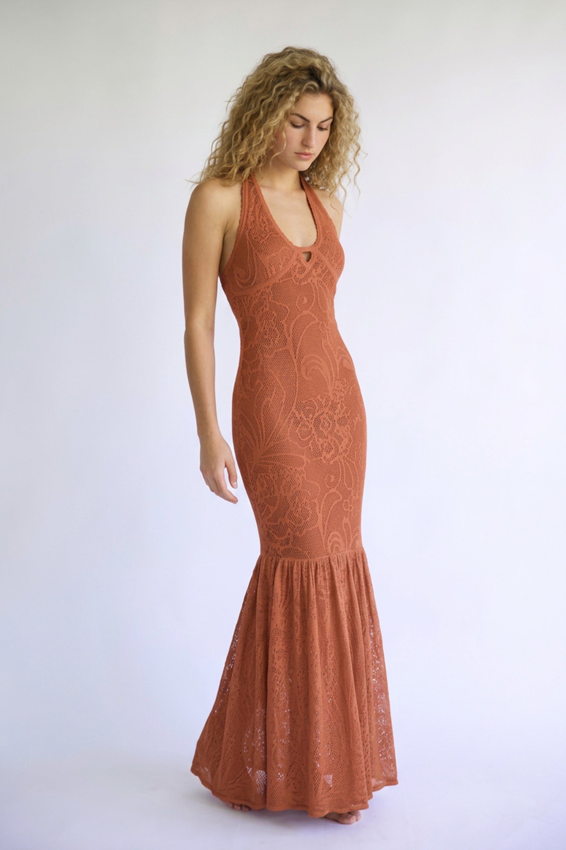 Velaire Dress Terracotta
