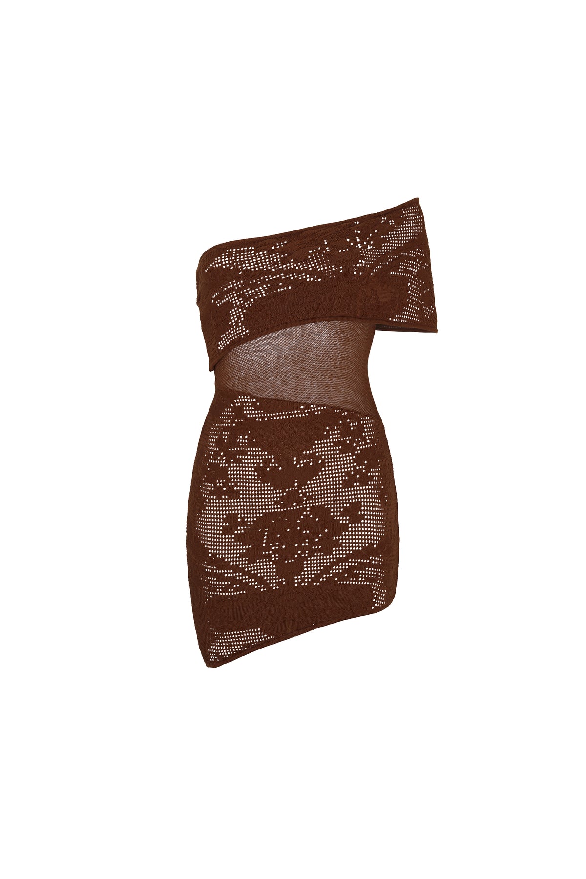Vera Mini Dress Cocoa Brown